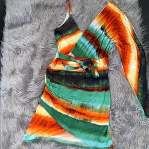 Colorful mini dress